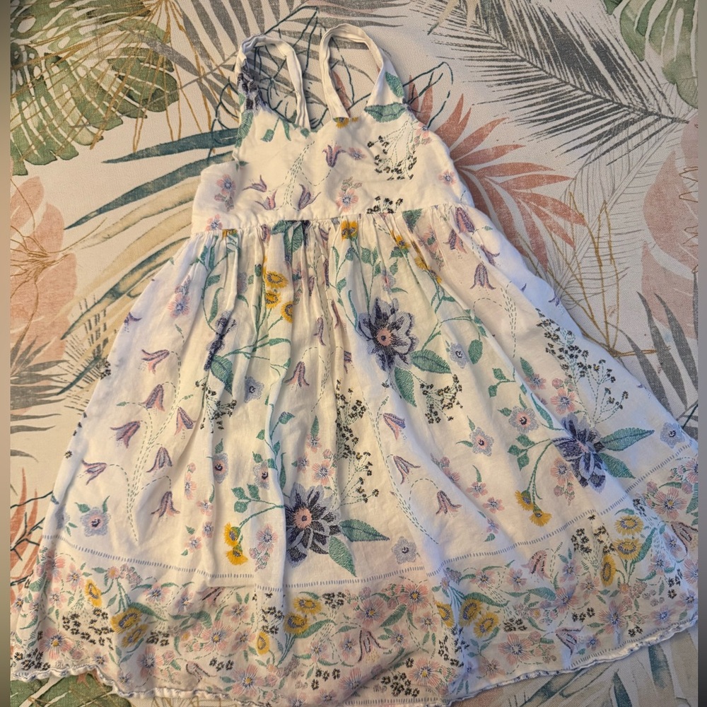 Floral Sleeveless toddler girl maxi Dress